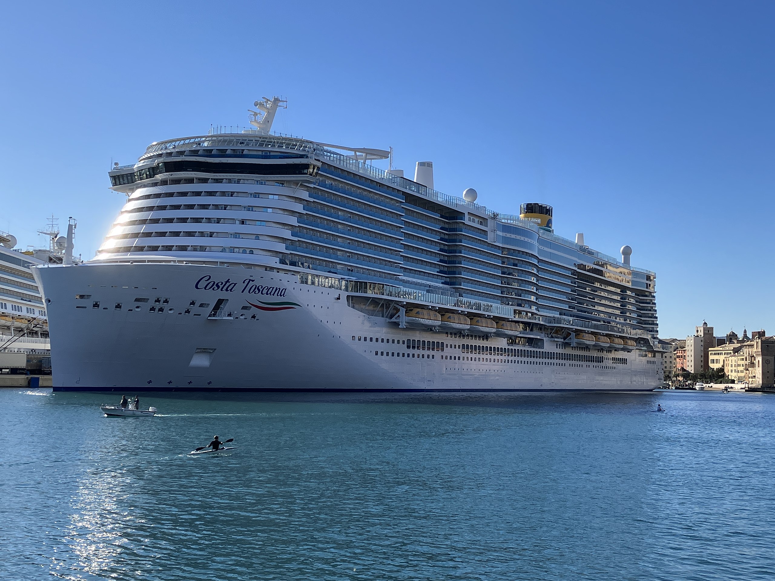 costa toscana cruise ship capacity