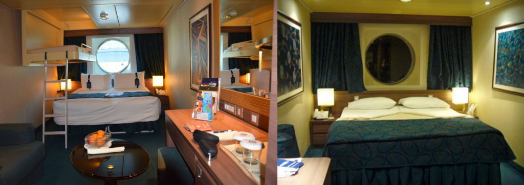 Oceanview cabin on MSC Fantasia