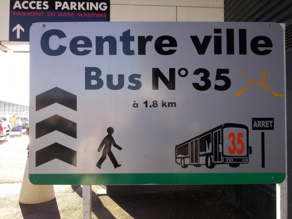 How to get from cruise ships to the center of Marseille