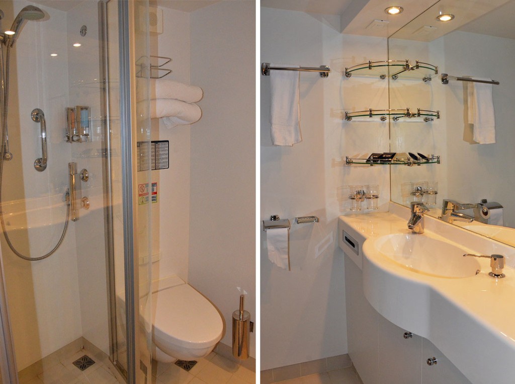 Bathroom of the Cruise Ship Cabin