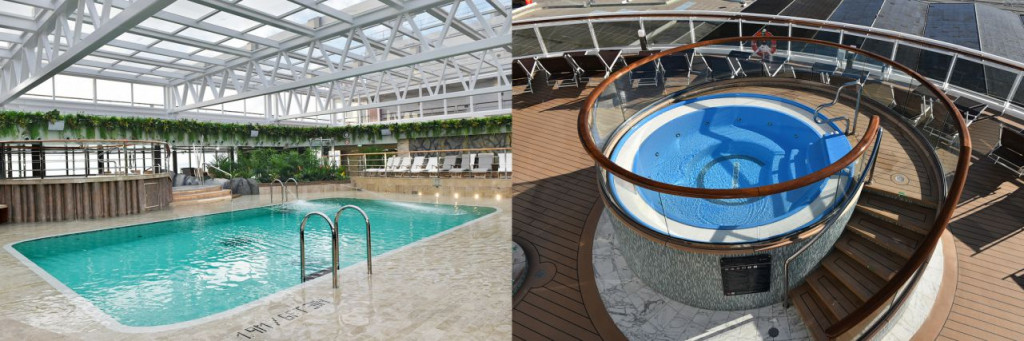 Jacuzzis onboard MSC Seaview