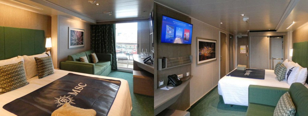 Balcony cabin on MSC Seaview