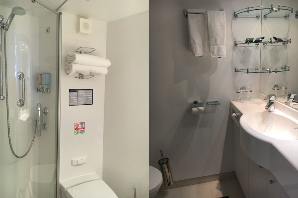 Bathroom on MSC Divina