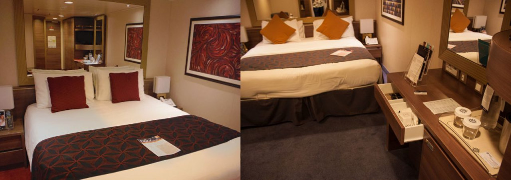 Interior cabins on MSC Divina