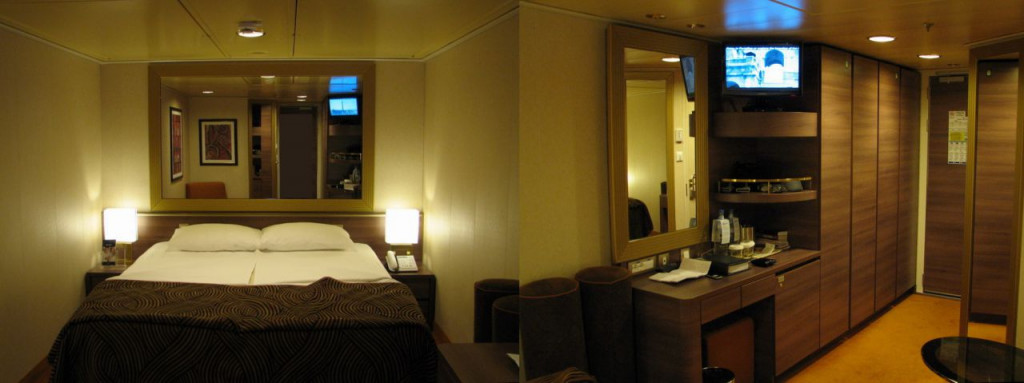 Interior cabin on MSC Splendida