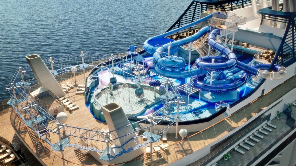 Water park on MSC Meraviglia