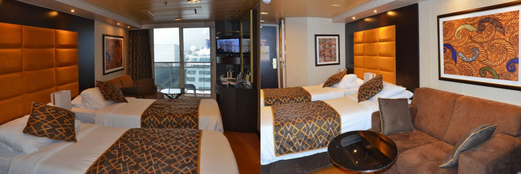 Balcony cabins on MSC Preziosa