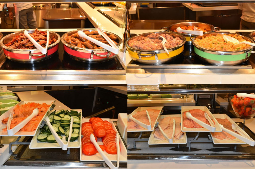 Breakfast at the buffet restaurant of Royal Caribbean International