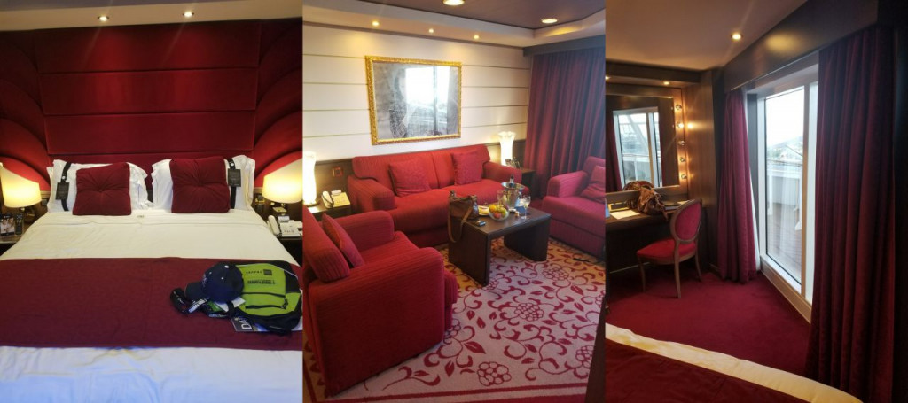 Two-room suite with balcony on MSC Divina