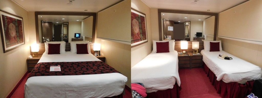 Interior cabins on MSC Magnifica