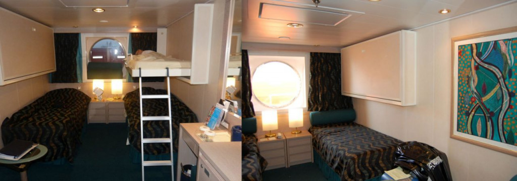 Oceanview cabin on MSC Poesia