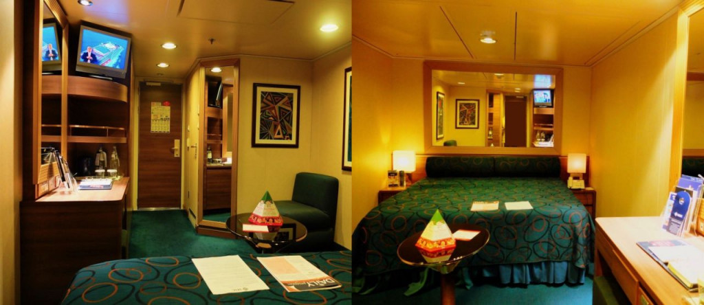 Interrior cabin on MSC Fantasia